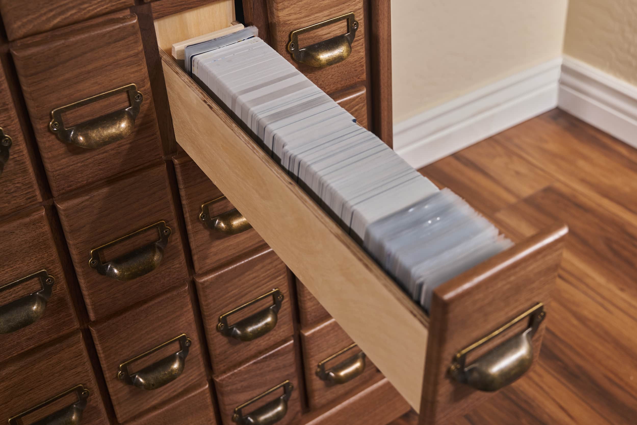 The Catalog Trading Card Cabinet