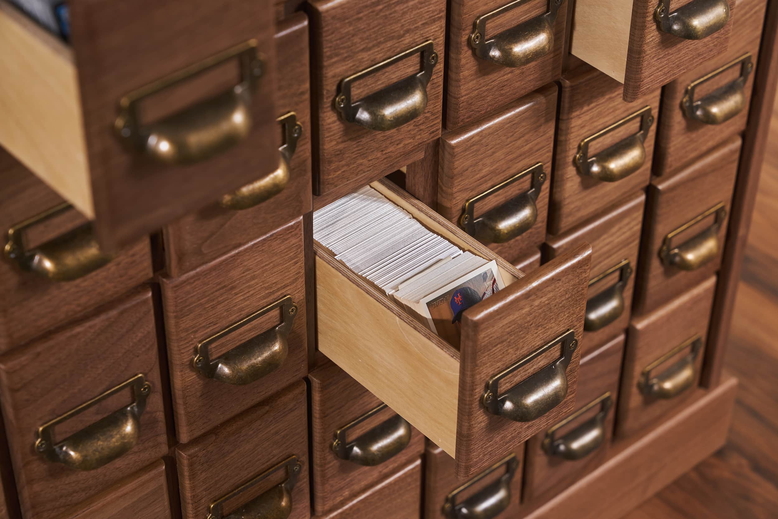 The Catalog Trading Card Cabinet