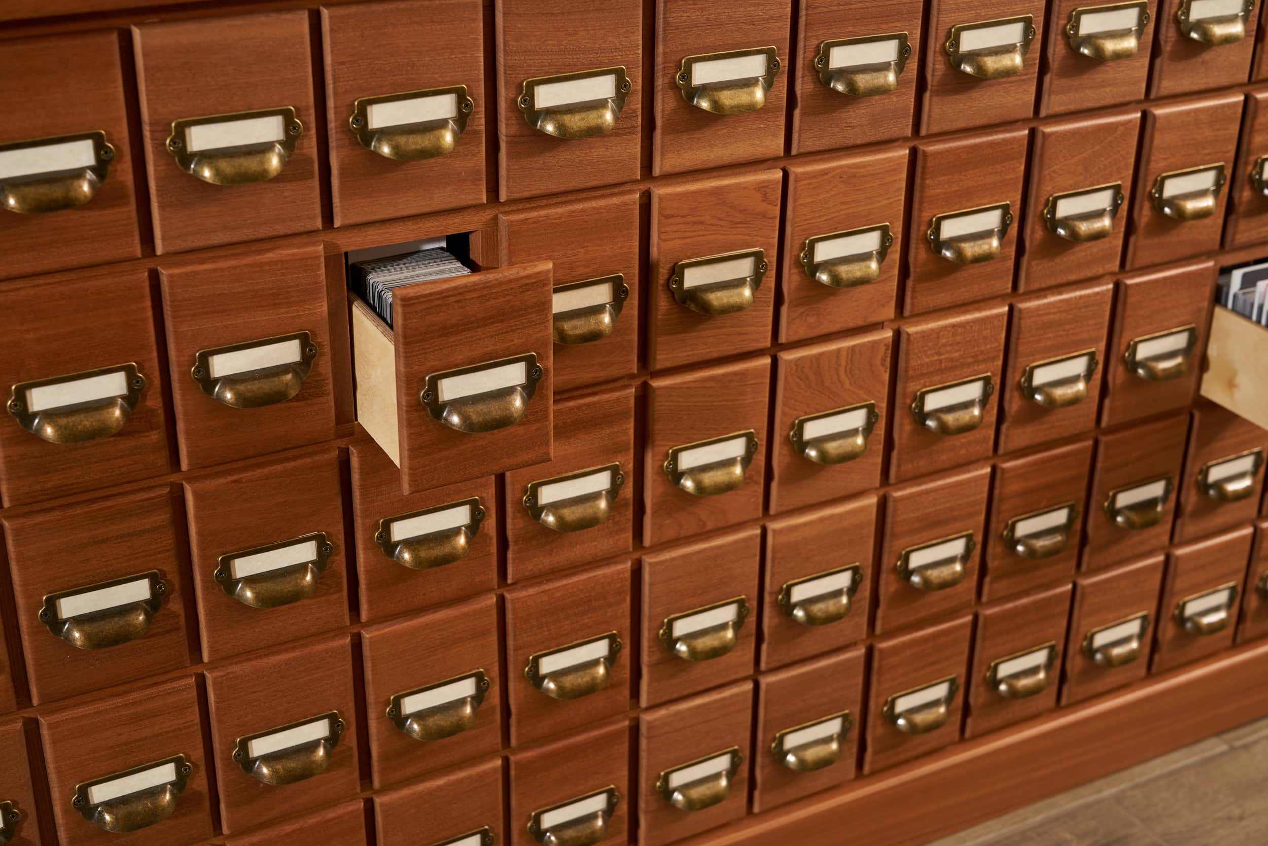 The Catalog Trading Card Cabinet