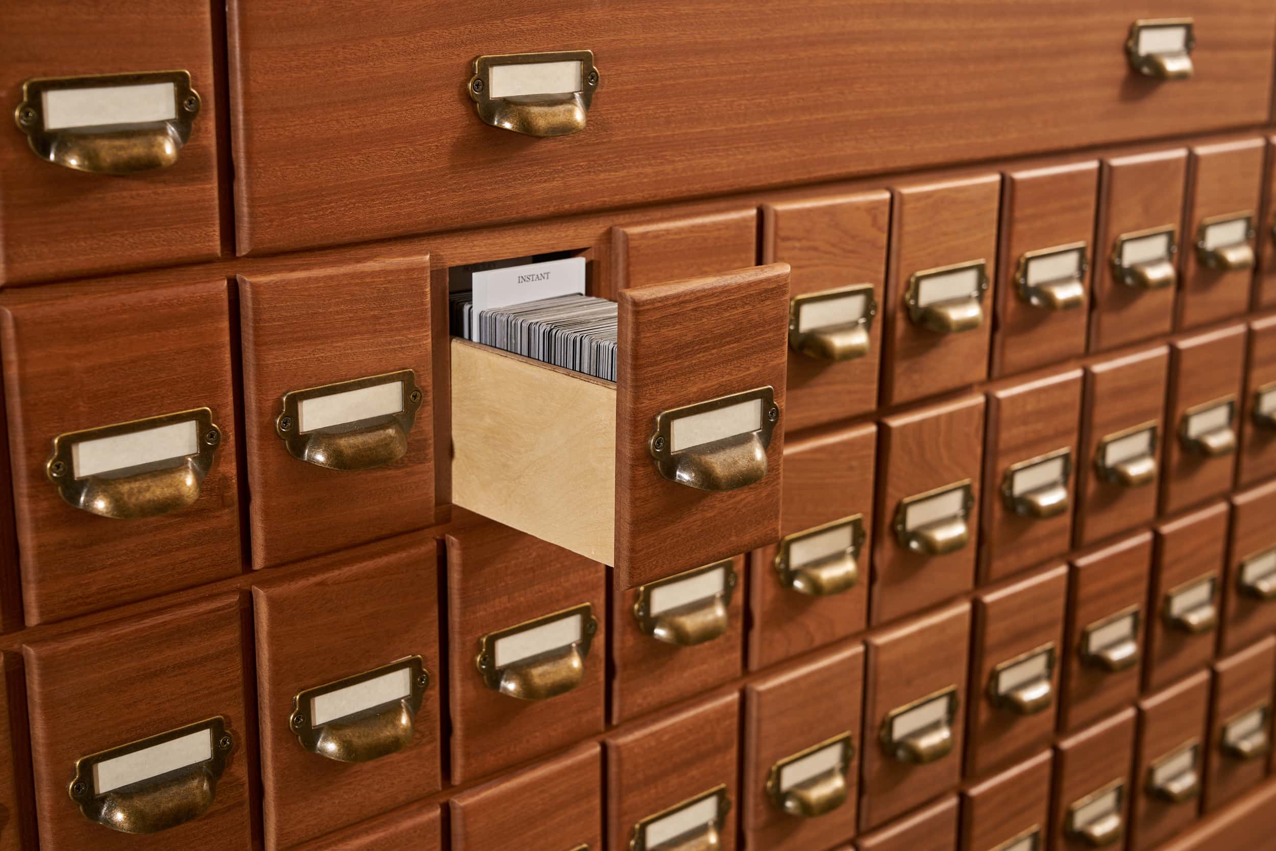 The Penny Trading Card Cabinet