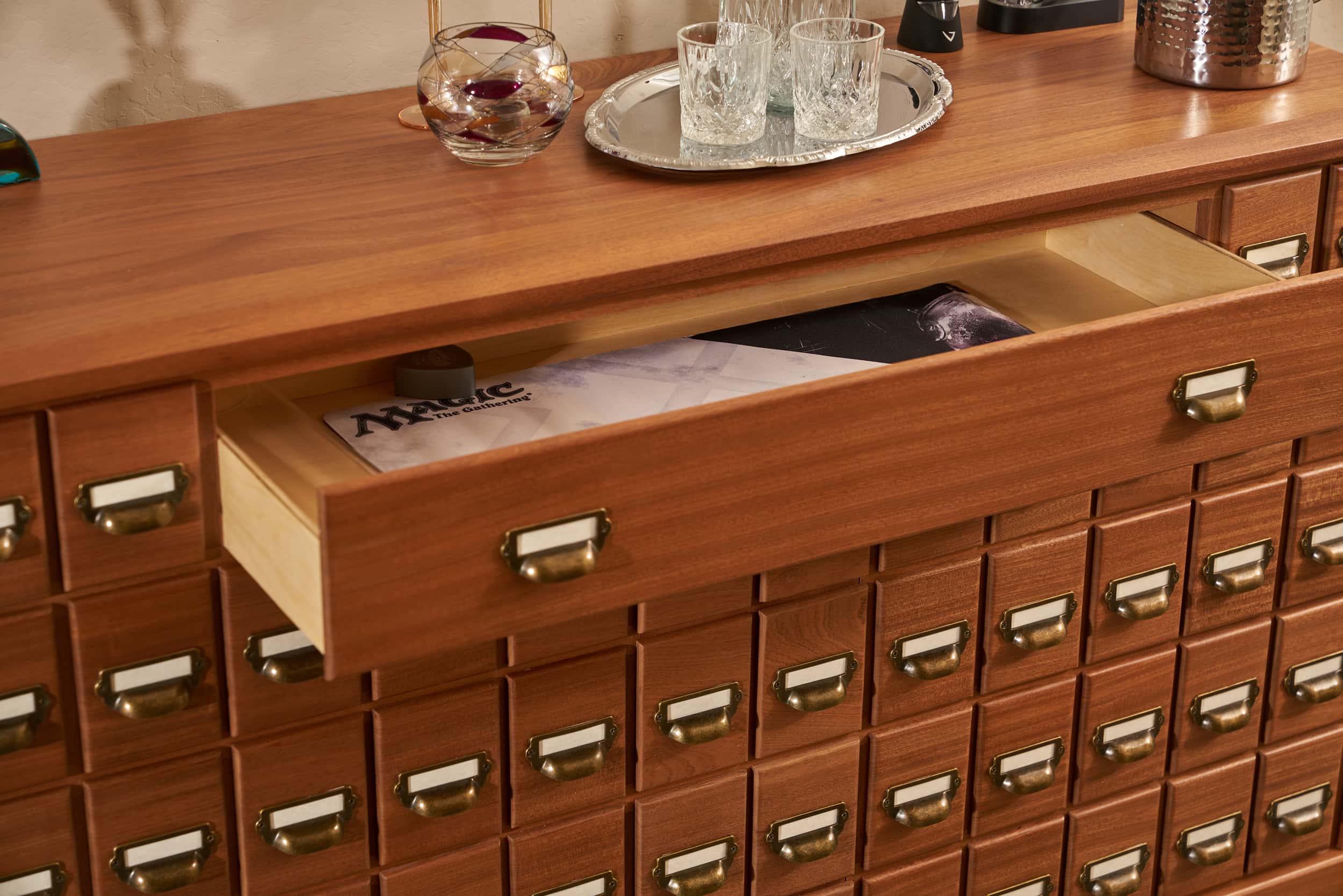 The Penny Trading Card Cabinet