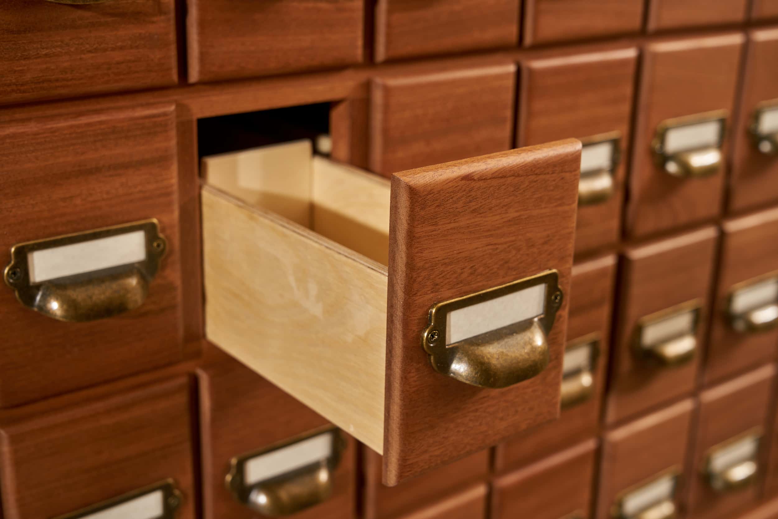 The Catalog Trading Card Cabinet