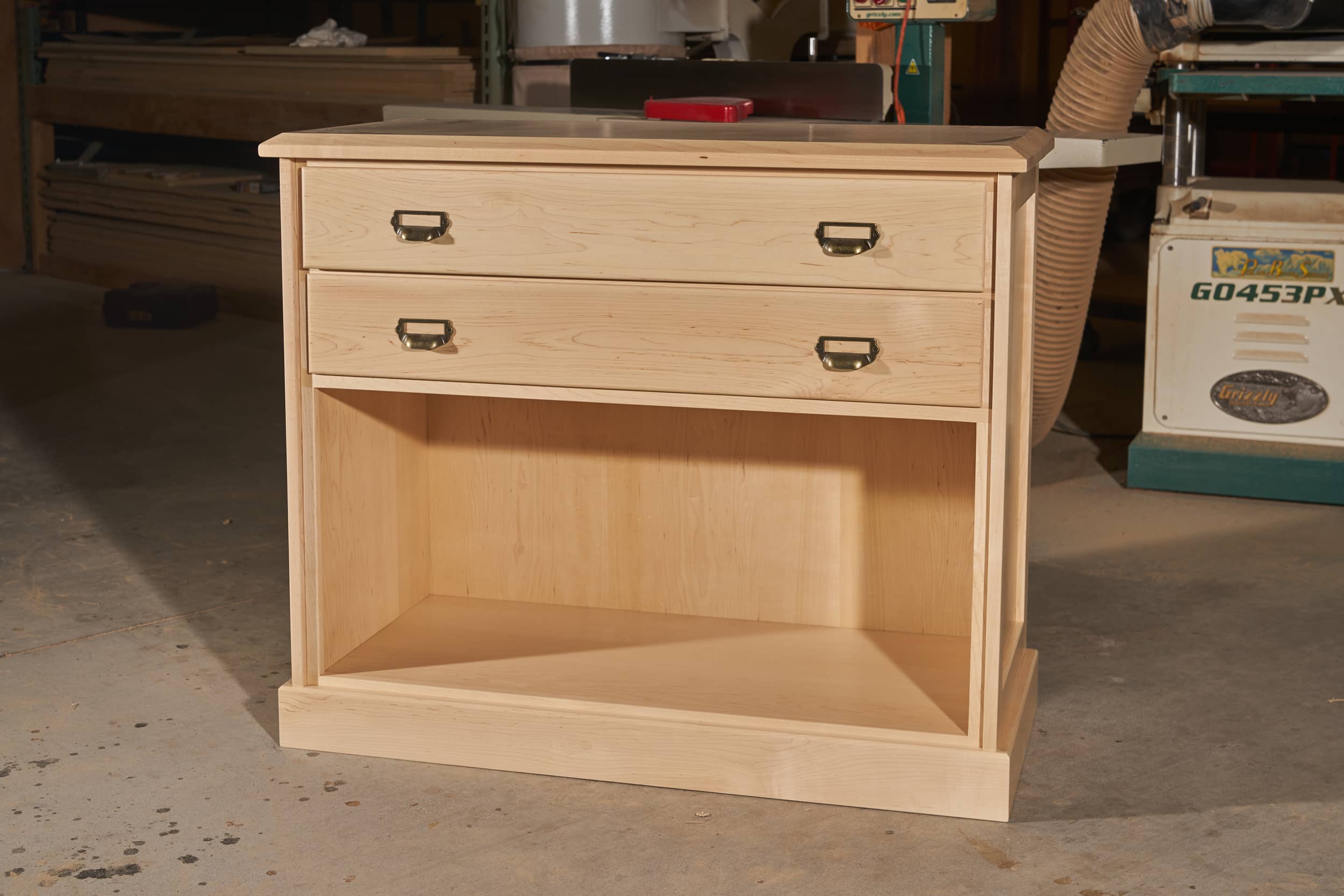Ready to Ship - 1 of 1 Binder Storage 39in Maple Trading Card Cabinet