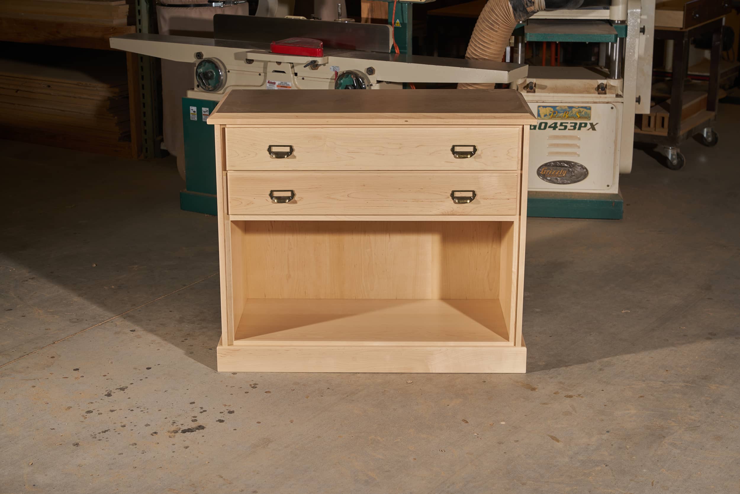 Ready to Ship - 1 of 1 Binder Storage 39in Maple Trading Card Cabinet