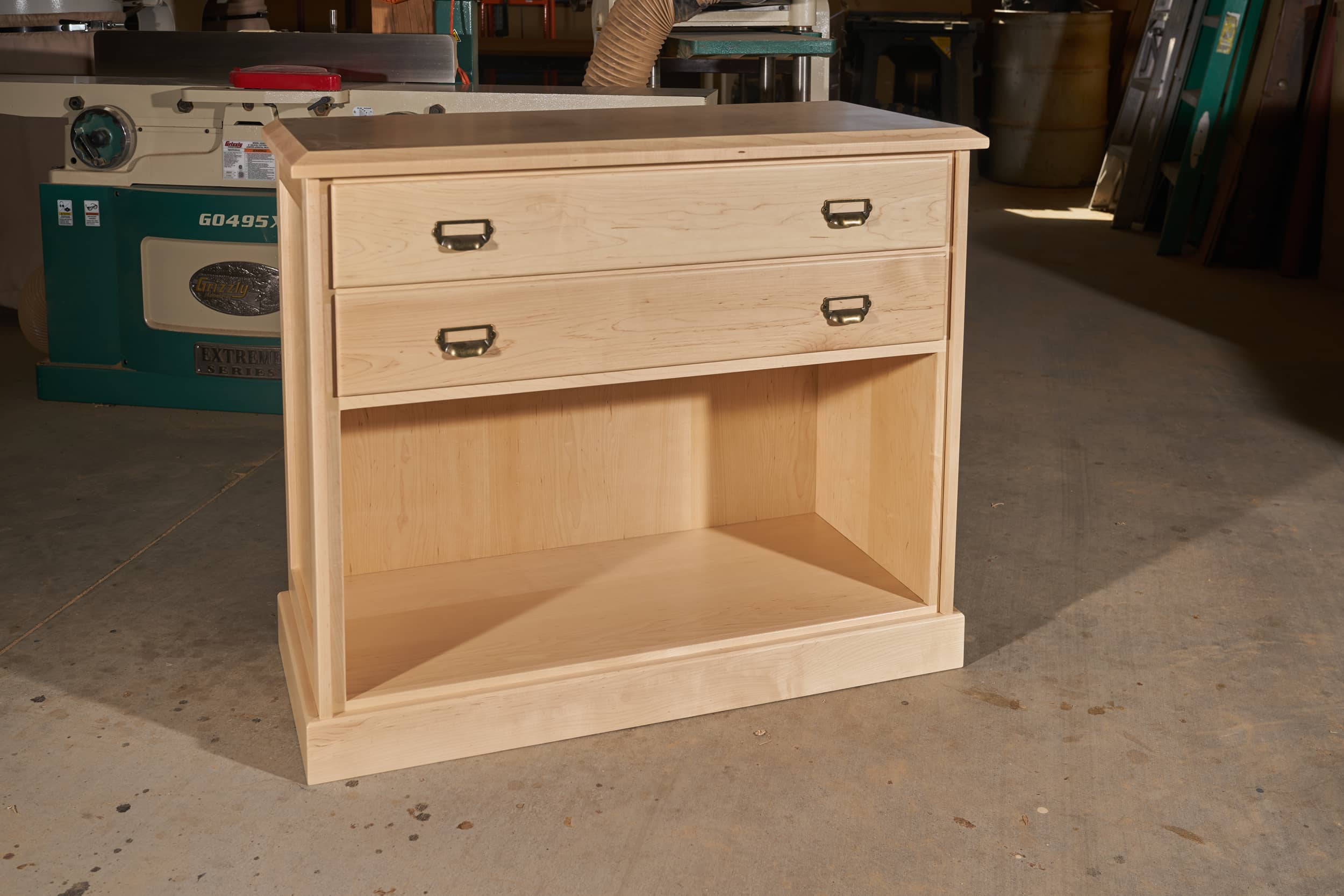 Ready to Ship - 1 of 1 Binder Storage 39in Maple Trading Card Cabinet