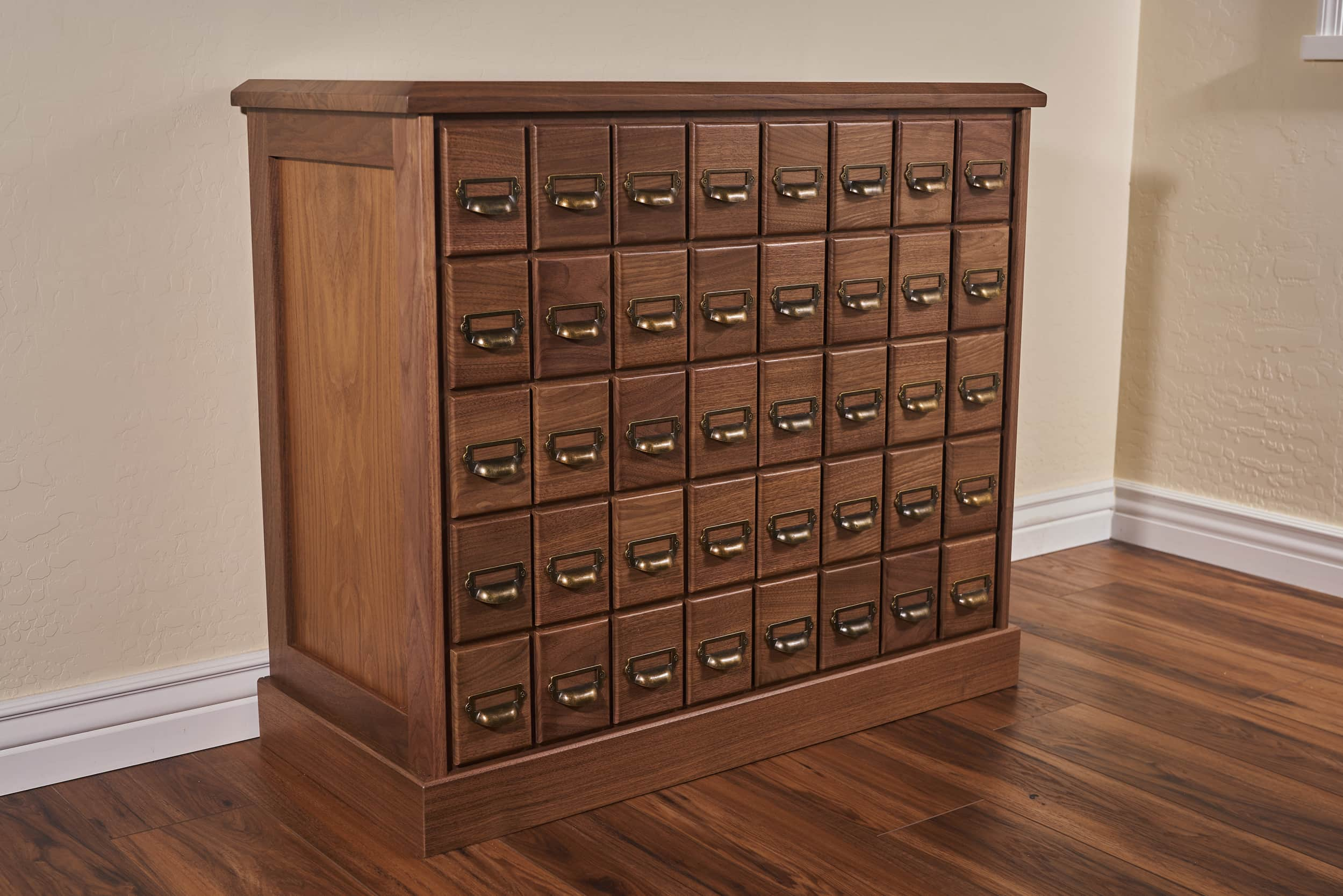 The Wadsworth Trading Card Cabinet